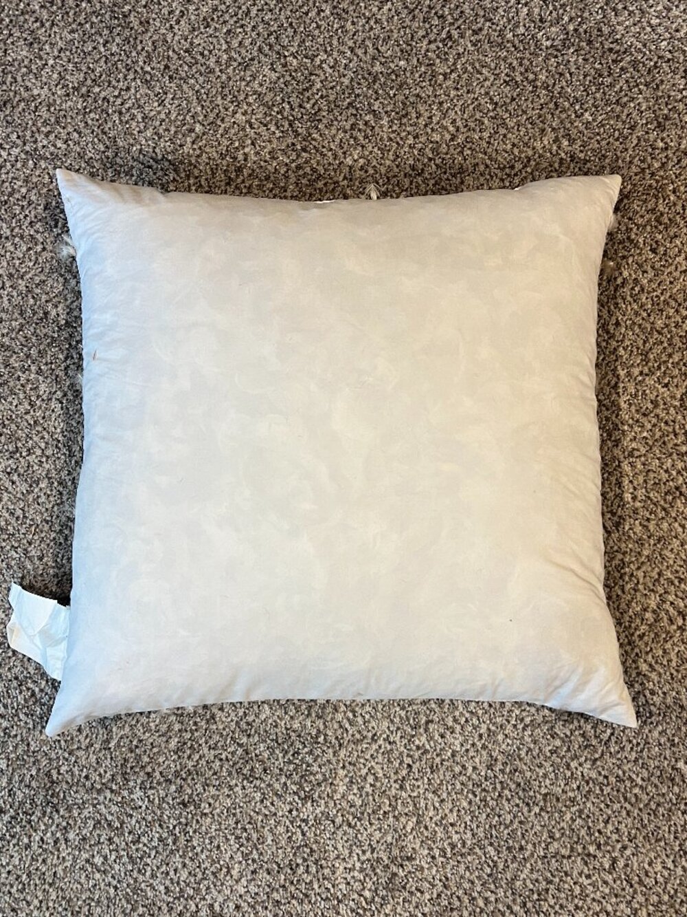 18"X18" Square Feather & Down Throw Pillow Insert – Waterfowl Feather Fill